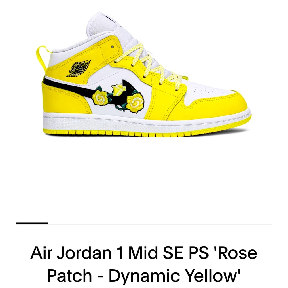 Air 1 Jordan dynamic yellow sneakers kids patch